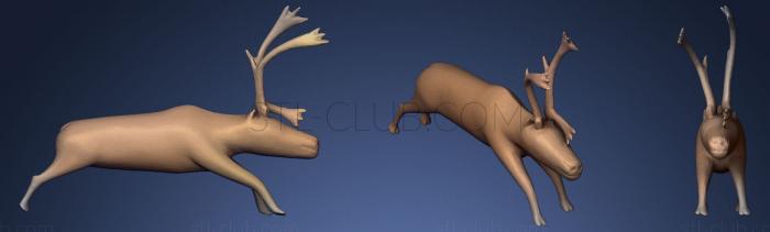 3D model deer (STL)